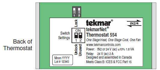 Tekmar-554-Non-Programmable-Thermostat-fig.6