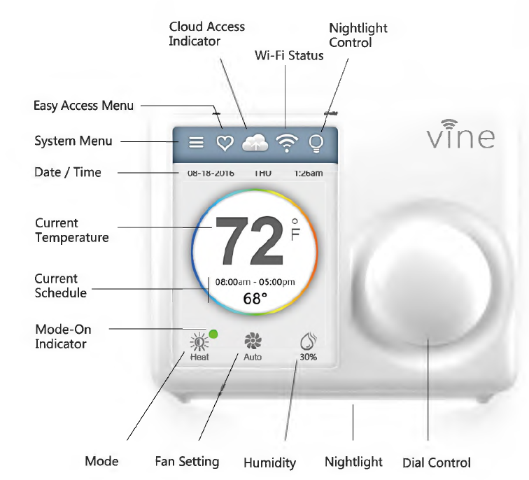 Vine- TJ-610E- WiFi -Thermostat- 10