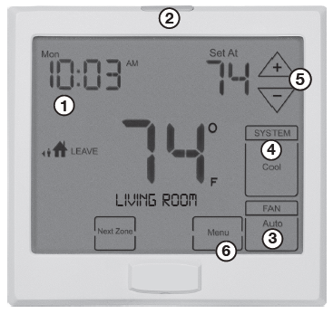 Vive- Comfort- TP-Z-955W- Non-Programmable- Thermostat -1
