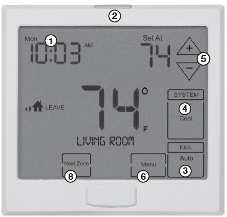 Vive- Comfort- TP-Z-955W- Non-Programmable- Thermostat -4