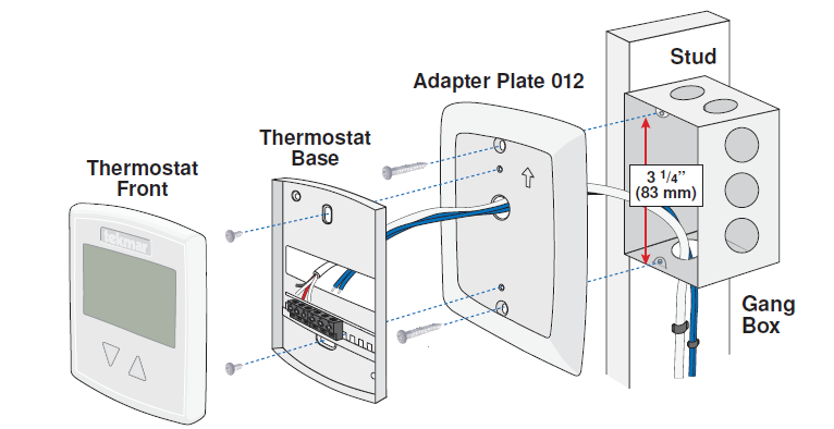 tekmar-518_Q Non- Programmable-Thermostat-fig-4