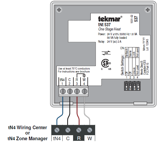 tekmar- D 537- programmable- Thermostat-4.