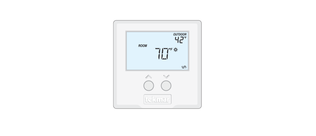 tekmar D528 Non-Programmable Thermostat Installational Manual ...