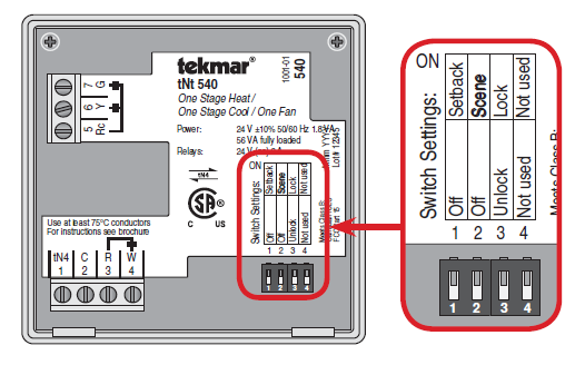 tekmar-D540-digital-Thermostat-fig-9