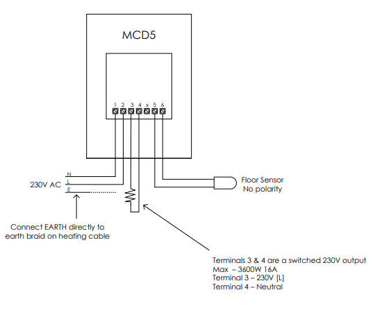 Comfortheat MCD4 THERMOSTAT 1
