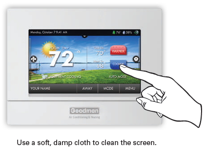 3Goodman-GT4273-Touchscreen-Digital-Thermostat-fig-4