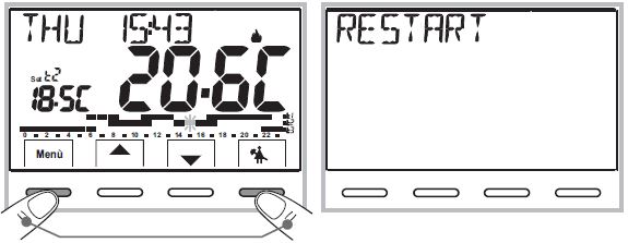 Caleffi 738 Digital room chrono-thermostat 1