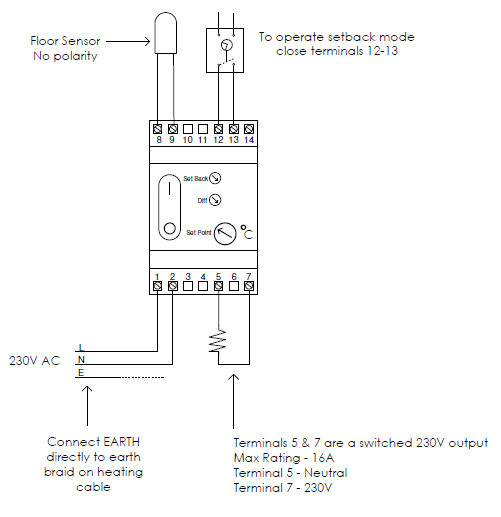 Comfortheat -ETN -THERMOSTAT  - 1