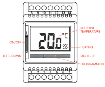 Comfortheat- ETN4- ELECTRIC Programmable -Thermostat  - 1