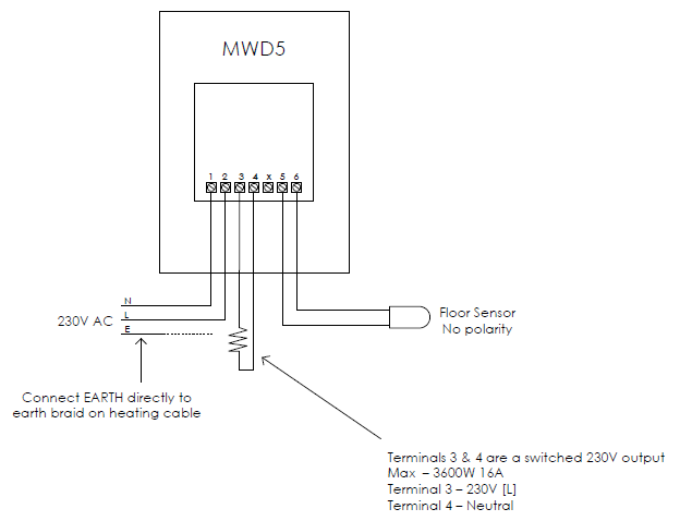 Comfortheat- MWD5- WiFi -THERMOSTAT - 1