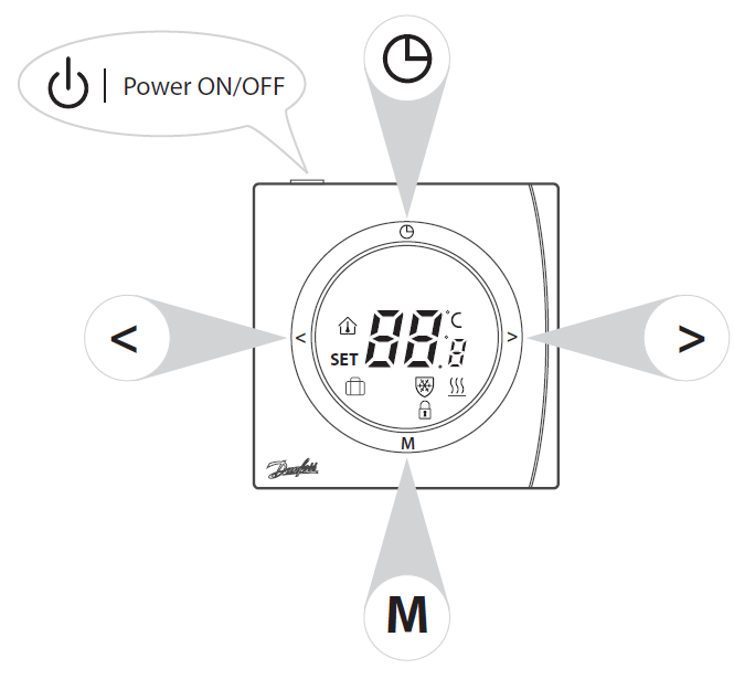 Danfoss- 088L0121- Electronic- Thermostat- Installation- 10