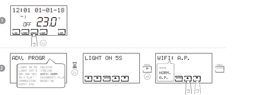 Fantini-cosmi-CH180WIFI-TOUCH-SCREEN-PROGRAMMABLE-THERMOSTAT-Quick-guide-fig-38