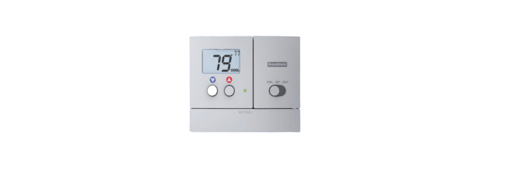 Goodman-TSTATG1100-2-Digital-NON-PROGRAMMABLE-Thermostat-FEATURED