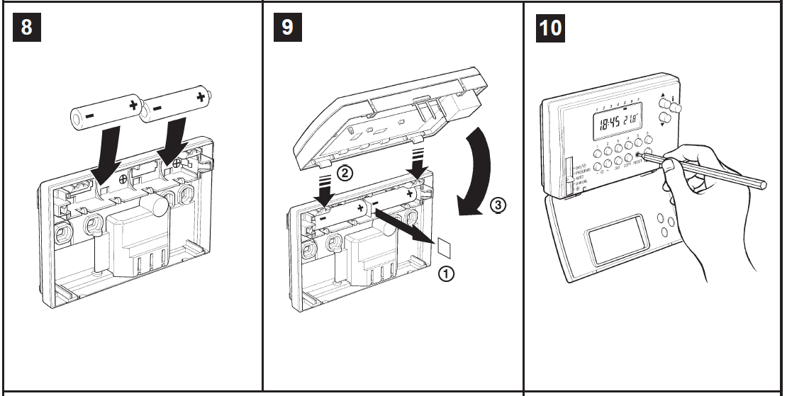 HONEYWELL- CM27i- Programming- Thermostat- 10