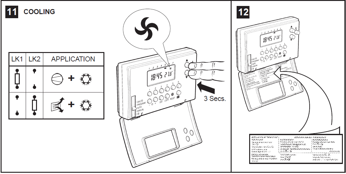 HONEYWELL- CM27i- Programming- Thermostat- 11