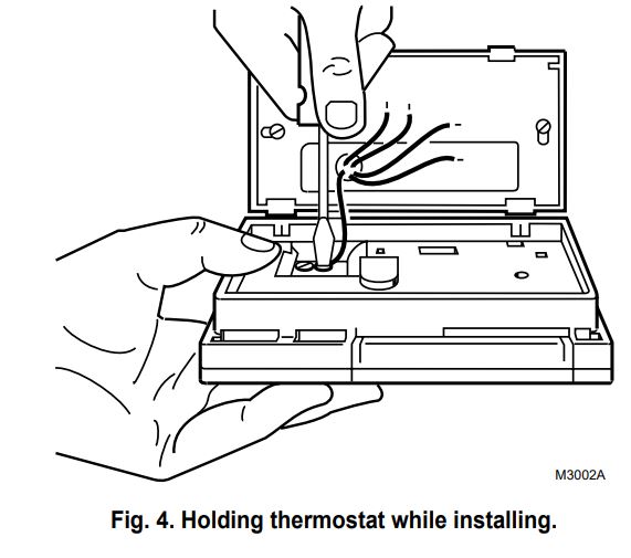 HONEYWELL-T8112C-Electronic-Programmable-Thermostats-fig-4