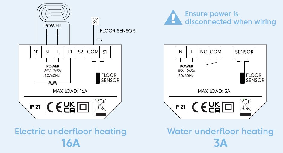 Harmoni Pro-E 16 Amp Wi-Fi Thermostat - 3