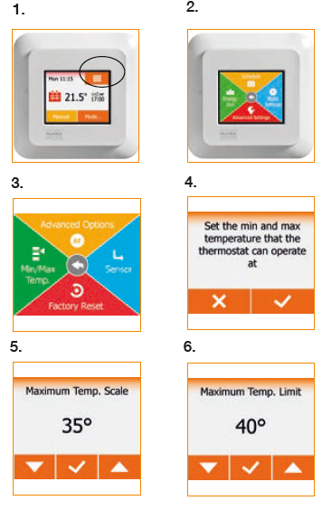 Heat-Mat NGTouch Programmable Thermostat- 25