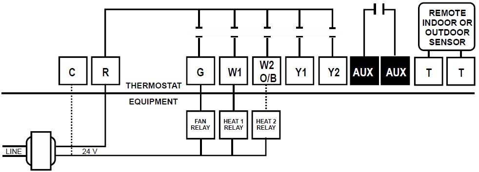 Io-hvac-controls- T32-VNP- NON-PROGRAMMABLE- ATLAS- THERMOSTAT- fig- 6