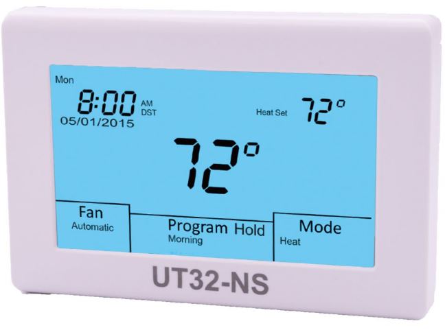 Io-hvac-controls UT32-NS Programmable Touchscreen Thermostat pro - 
