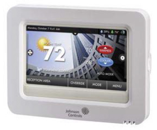 Johnson-Controls-T9100-Touch-Screen-Digital-Room-Thermostat-product