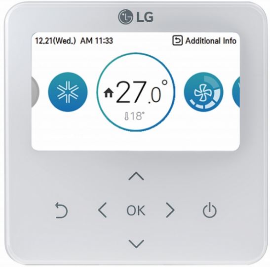 LG PREMT100 Remote Controllers Premium Programmable Thermostat PRO