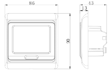 MI-HEAT E91 Programmable Thermostat  4