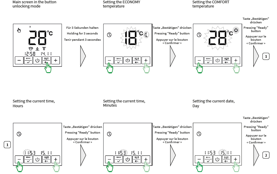 MI-HEAT- MCS 350- Programmable -Thermostat- 40