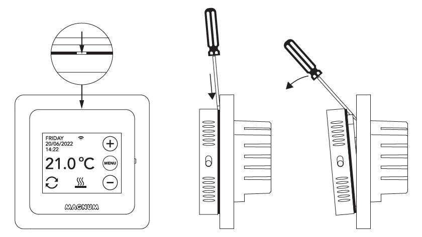 Magnumheating-RAL 9011-Smart-WiFi-Thermostat-fig-3