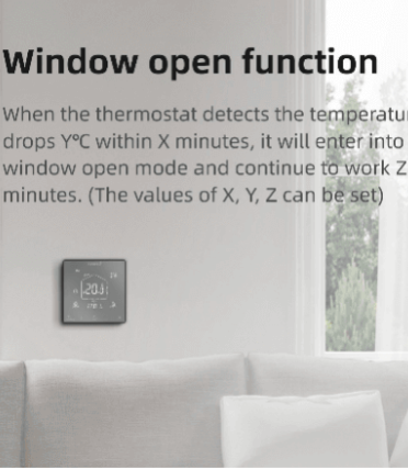 Menred RT52 Wifi Thermostat for Heating fig2