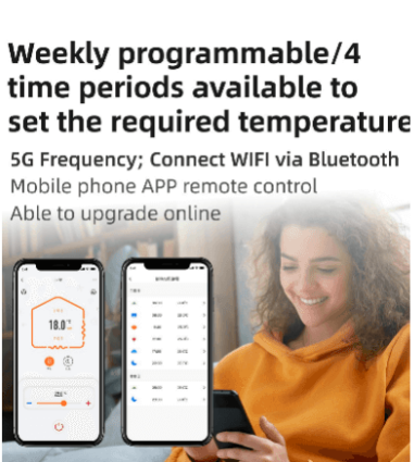 Menred RT52 Wifi Thermostat for Heating fig3