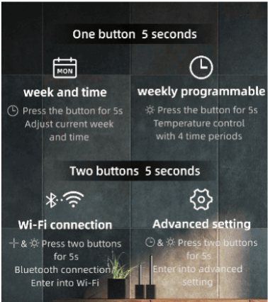 Menred RT52 Wifi Thermostat for Heating fig6
