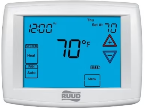RUUD-UHC-TST422DFMS-Programmable-Touchscreen-Thermostat-FIG-3