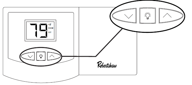 Robertshaw 9405 Non-Programmable Thermostat  9