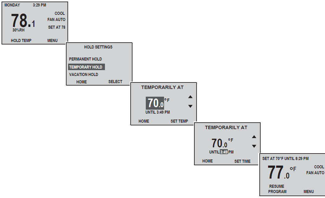Robertshaw- 9801i- Delux -Programmable -Thermostat  1,, (5)AA
