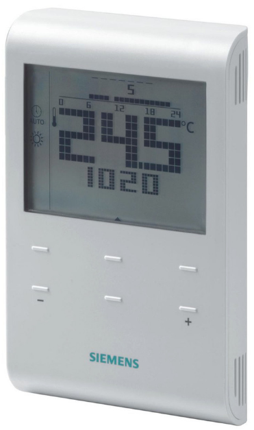 SIEMENS-RDE100-1DHW-Room-Thermostat-Product-Specifications-PRODUCT