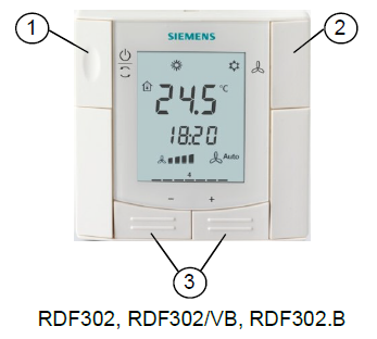 SIEMENS- RDF302 -Flush- mount- room -thermostat - 11