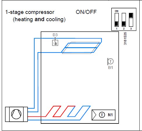 SIEMENS- RDF302 -Flush- mount- room -thermostat - 7