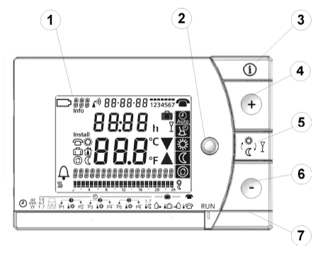 SIEMENS REV34-XA Room thermostat- product - 1