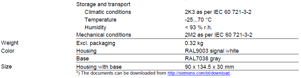 SIEMENS REV34-XA Room thermostat- product - 38