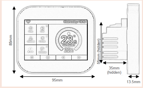 SNUGSTAT- DUO- Smart -Wi-Fi -THERMOSTAT - 2