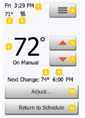 Schluter SYSTEM DHERT104-BW Programmable touchscreen thermostat -19