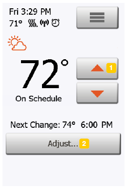 Schluter SYSTEM DHERT104-BW Programmable touchscreen thermostat -21