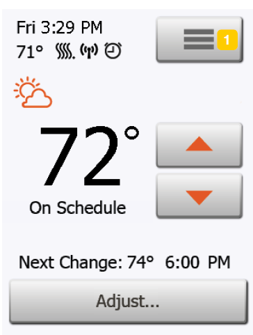 Schluter SYSTEM DHERT104-BW Programmable touchscreen thermostat -45