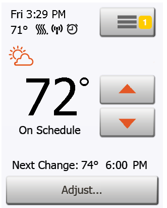 Schluter SYSTEM DHERT104-BW Programmable touchscreen thermostat -59