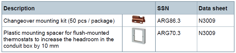 Siemens -RDF660MB- Flush-mount- room -thermostat  -1