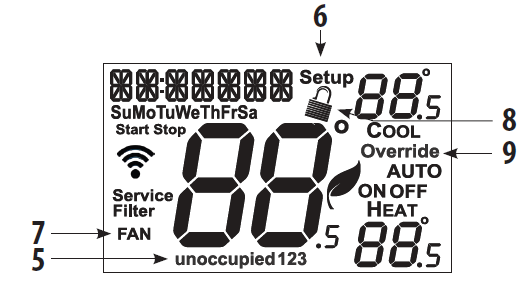 Source1 S1-TBSU231-S Commercial Digital Thermostat 15