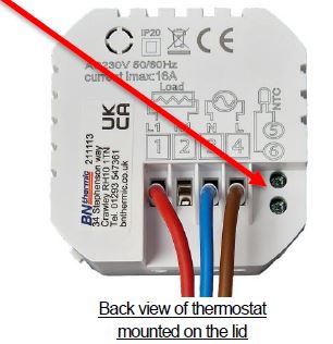bnthermic RT26 PROGRAMMABLE Thermostat 6