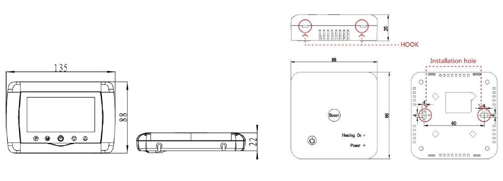 hotowell- HTW-31-WKT19-WF- Wireless -Room- Thermostat- 7