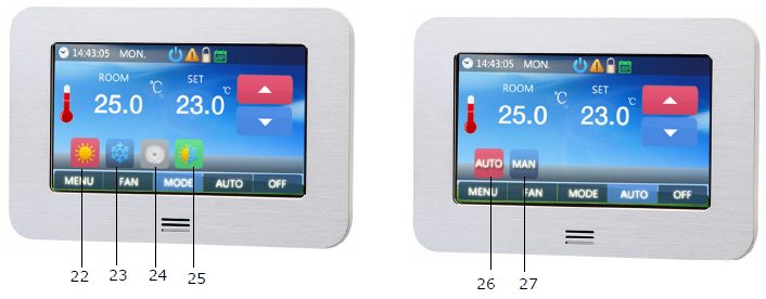 hotowell -htw-31-dt12f- Color- Touch- Room -Thermostat- 2